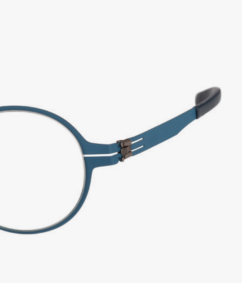 Ic! Berlin Wilhelm Round Metal Eyeglasses